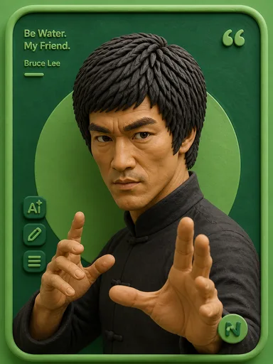 Portrait of Bruce Lee