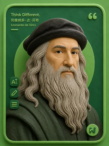 Portrait of Leonardo da Vinci