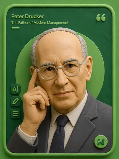 Portrait of Peter Drucker