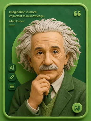Portrait of Albert Einstein