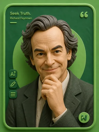 Portrait of Richard Feynman