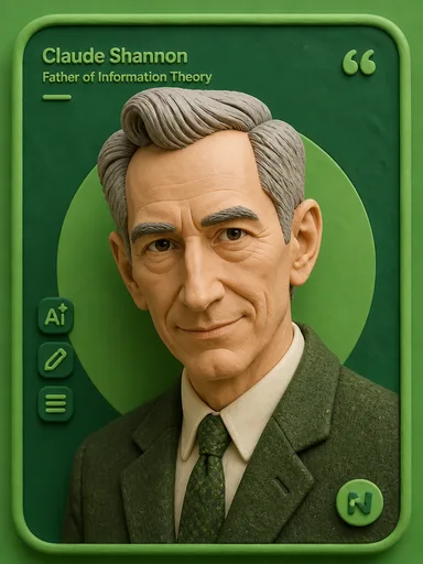 Portrait of Claude Shannon