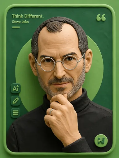 Portrait of Steve Jobs