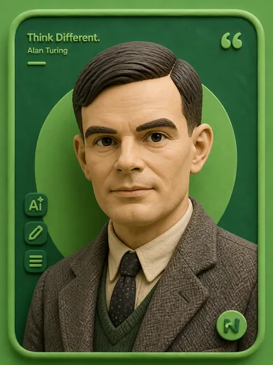 Portrait of Alan Turing